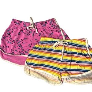2 Pairs Joe Boxer Shorts Juniors Size XS